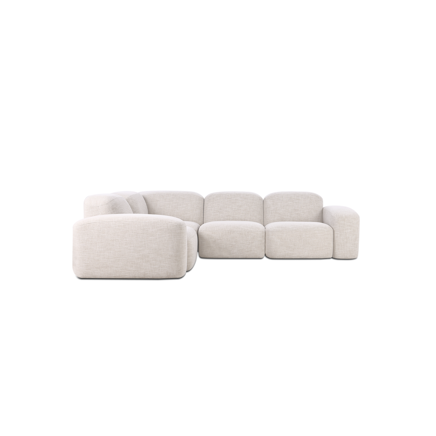 Muse 4 Piece Modular Sofa - [ Byron Oyster ]