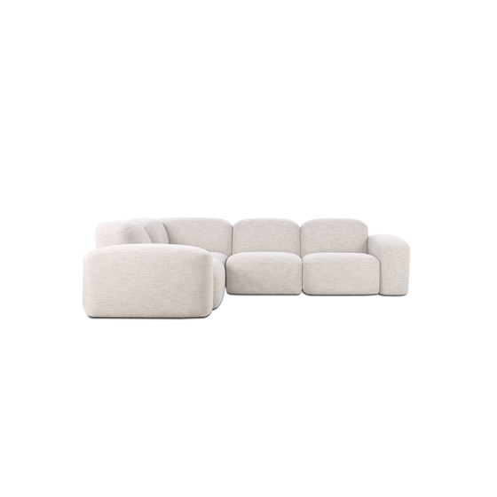 Muse 4 Piece Modular Sofa - [ Byron Oyster ]