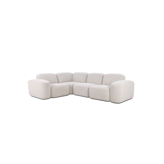 Muse 4 Piece Modular Sofa - [ Byron Oyster ]