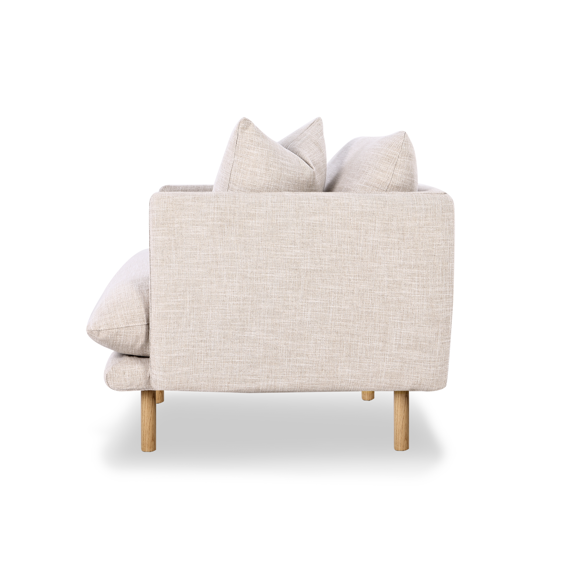 Zephyr Armchair - [ Byron Oyster ]