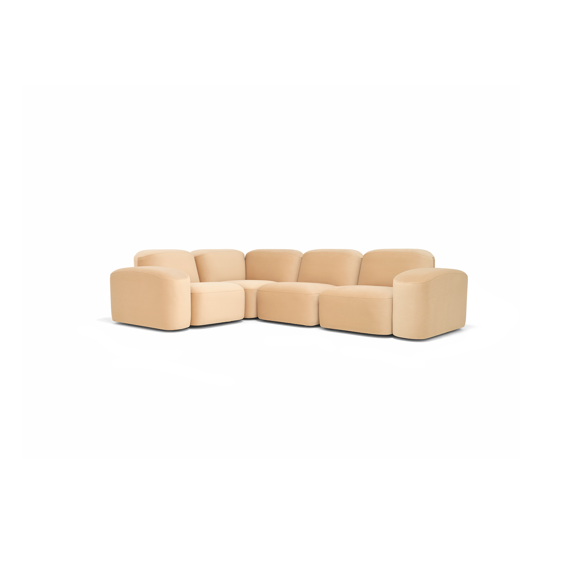 Muse 4 Piece Modular Sofa - [ Malibu Dune ]