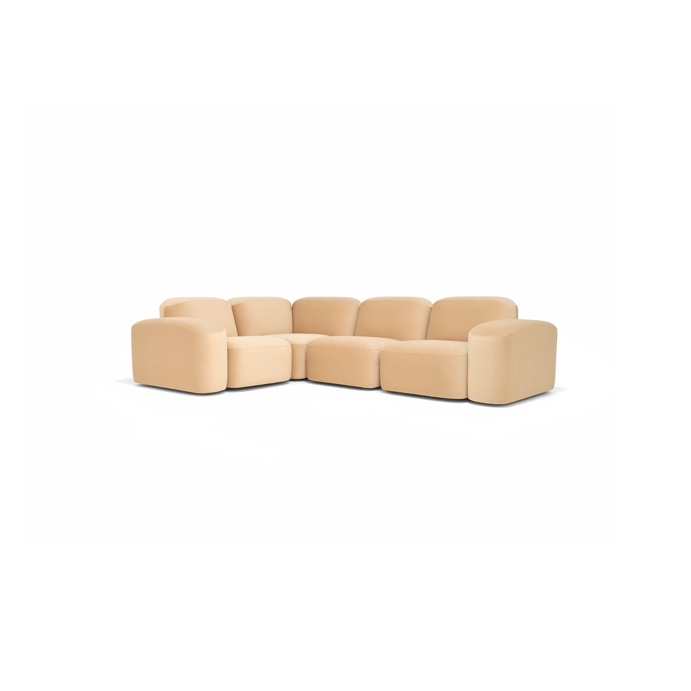 Muse 4 Piece Modular Sofa - [ Malibu Dune ]