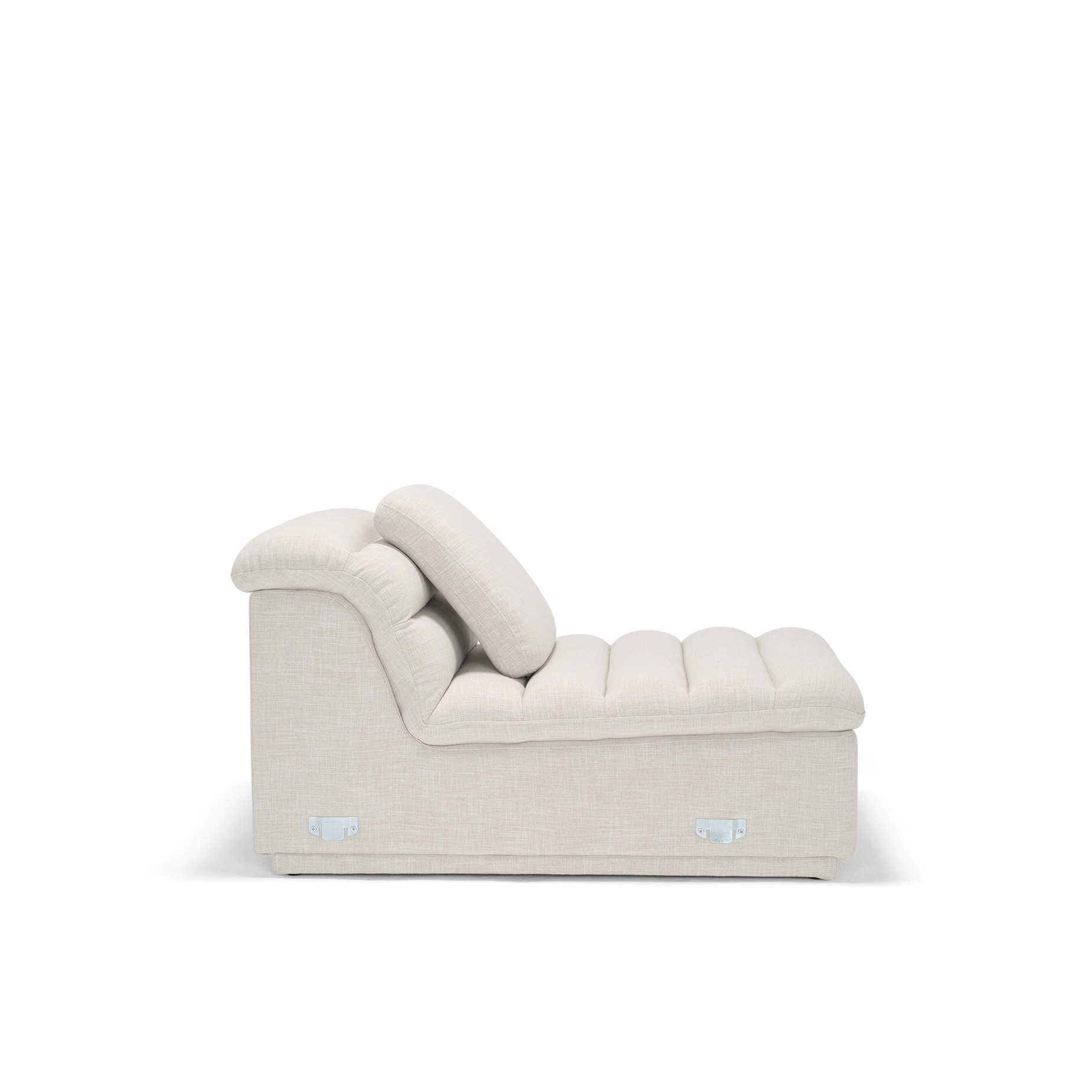 Float 1.5 Seat Armless Modular Piece - [ Byron Oyster ]
