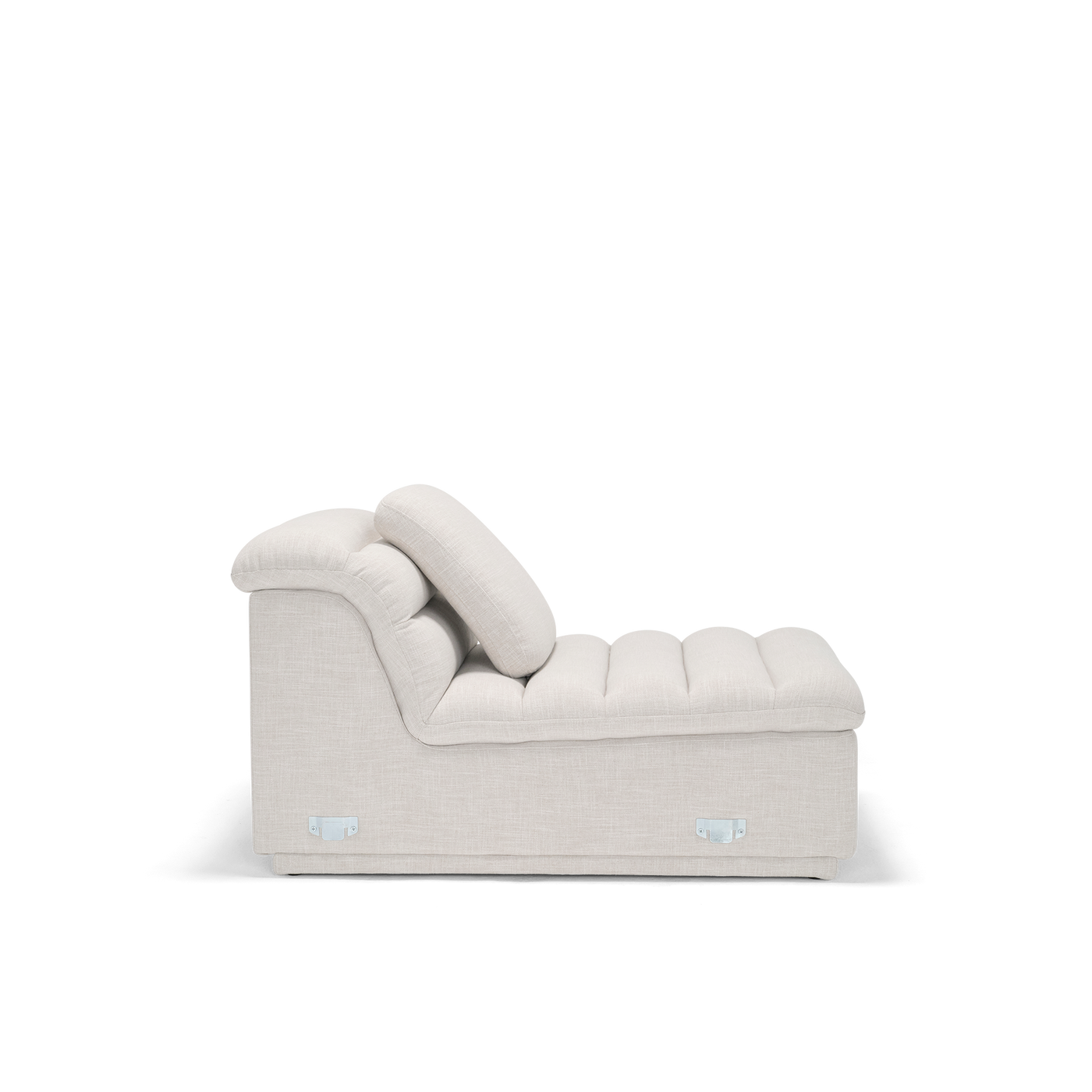 Float 1.5 Seat Armless Modular Piece - [ Byron Oyster ]