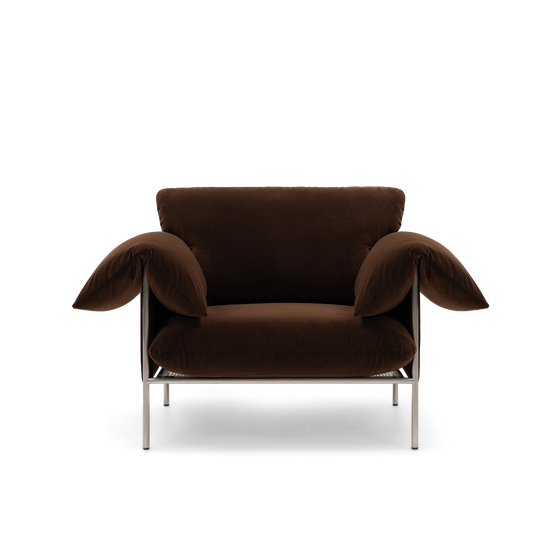 Ellison Studios Alva Armchair in Brown Avalon Piccolo
