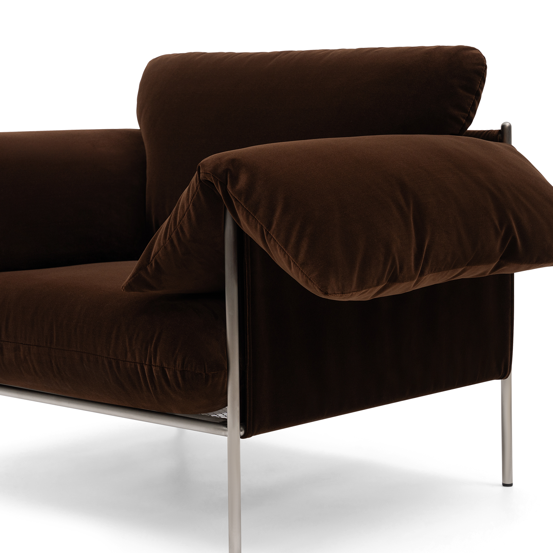 Ellison Studios Alva Armchair in Brown Avalon Piccolo