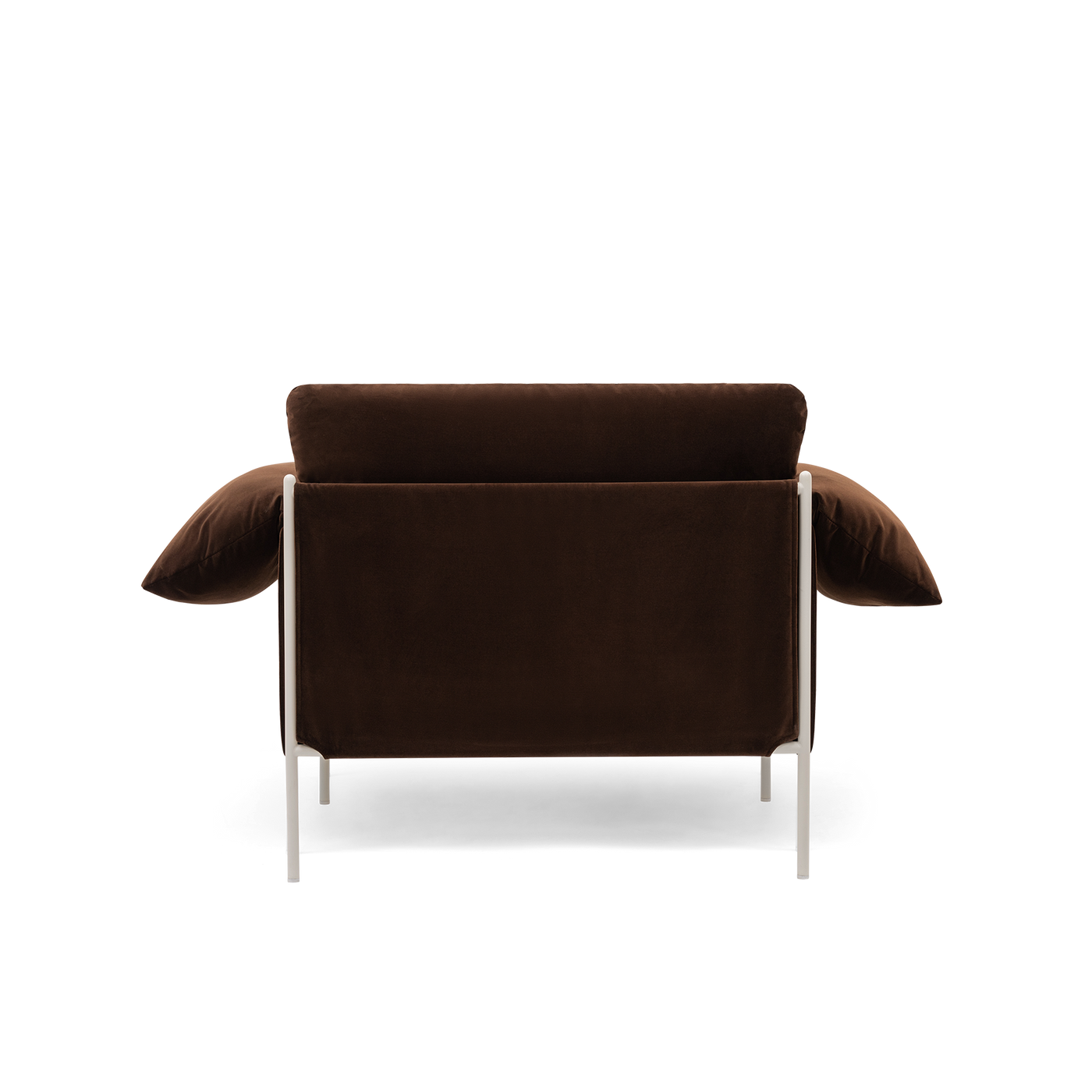 ELLISON STUDIOS. Alva Armchair in brown avalon piccolo.