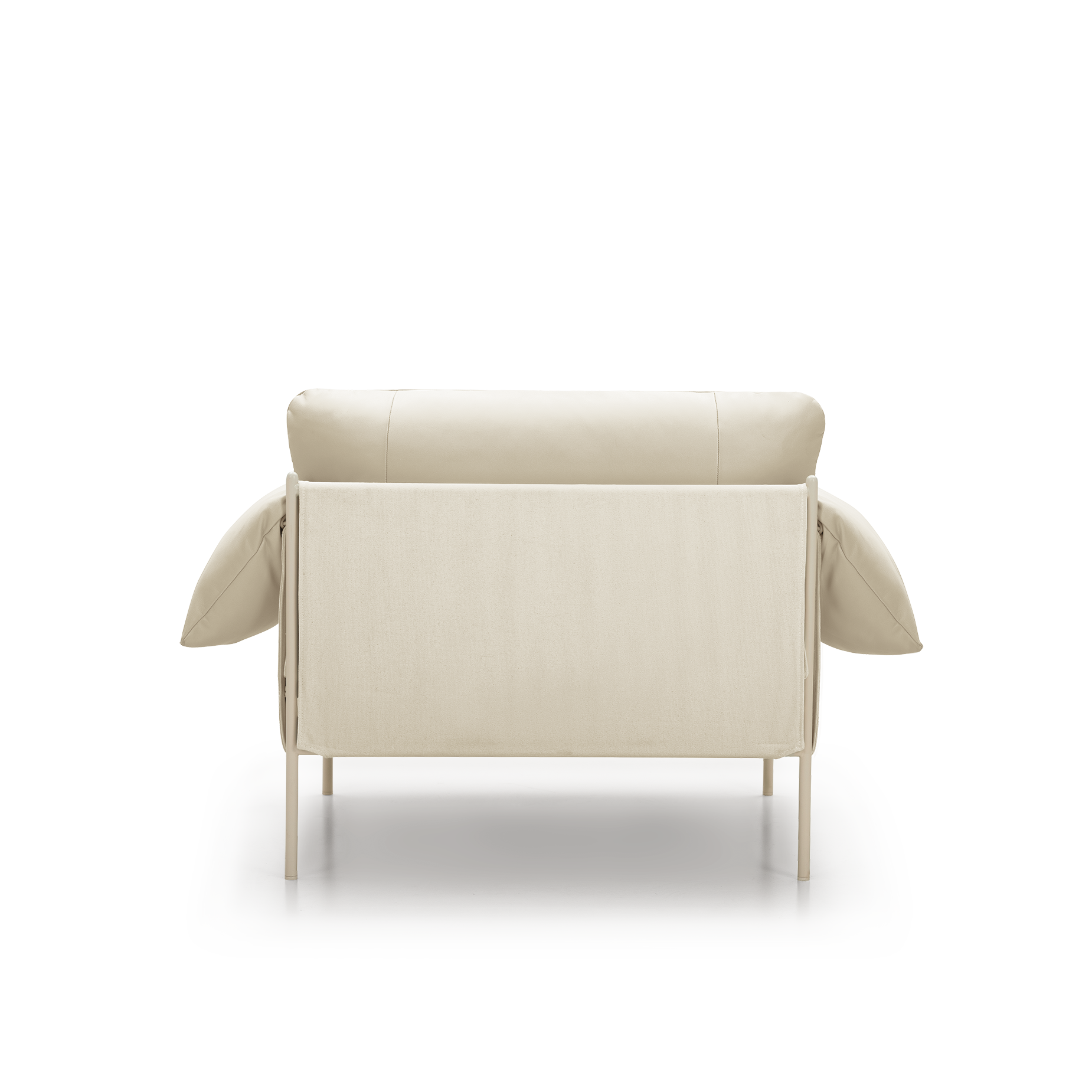 Alva Nougat Frame Armchair - [ Simpson Cream ]