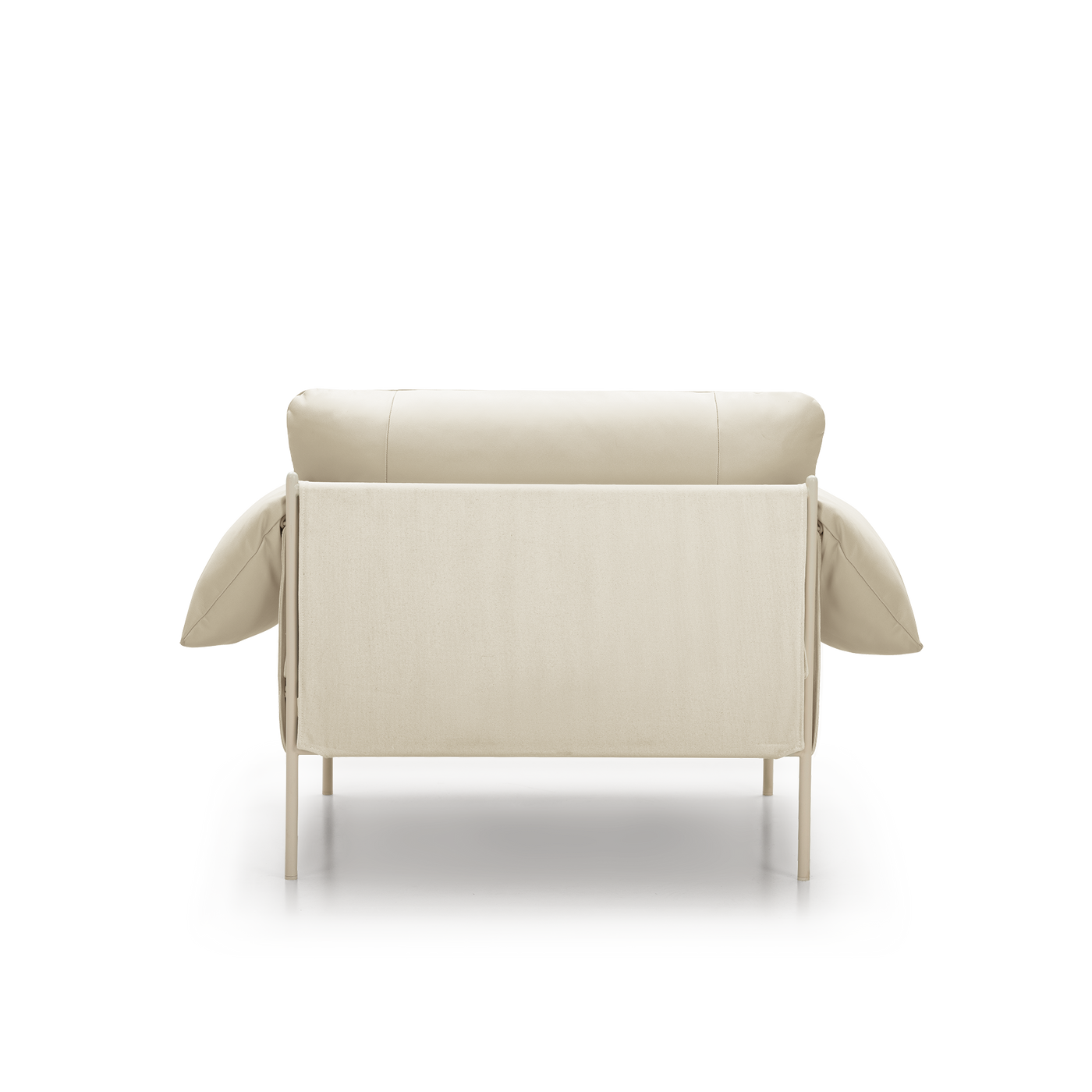 Alva Nougat Frame Armchair - [ Simpson Cream ]