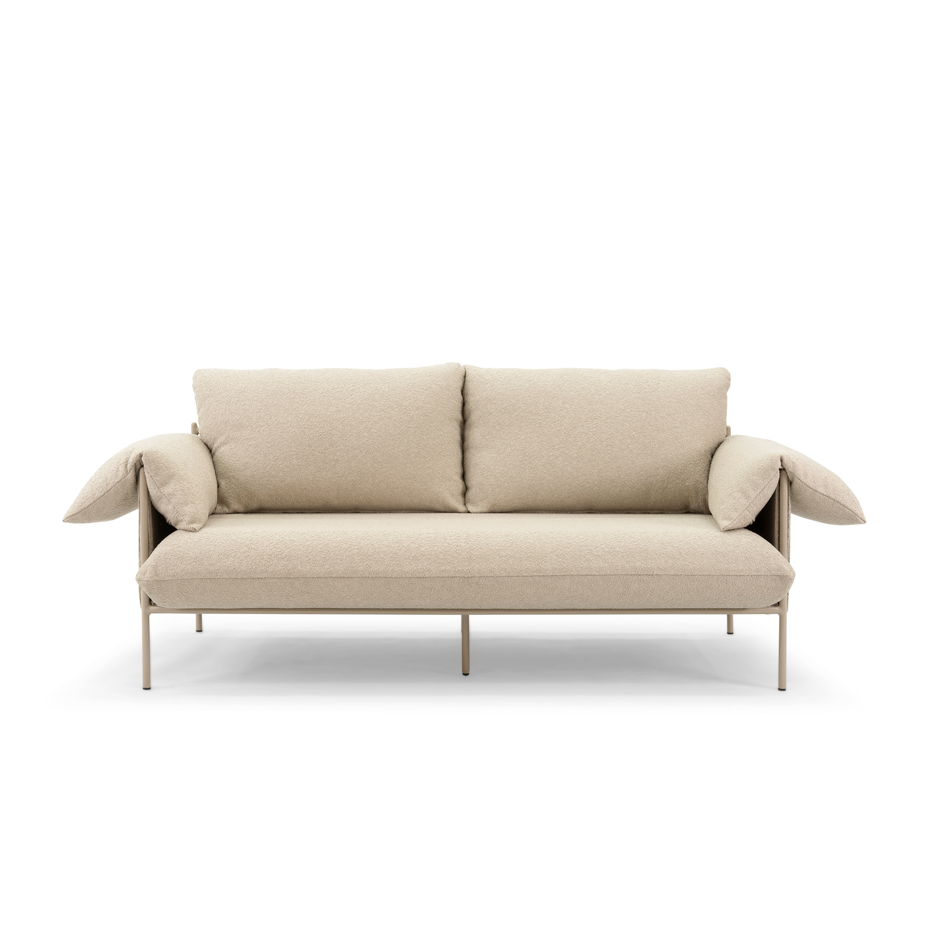 Alva Outdoor 2 Seat Sofa - [ Wategos Blonde ]