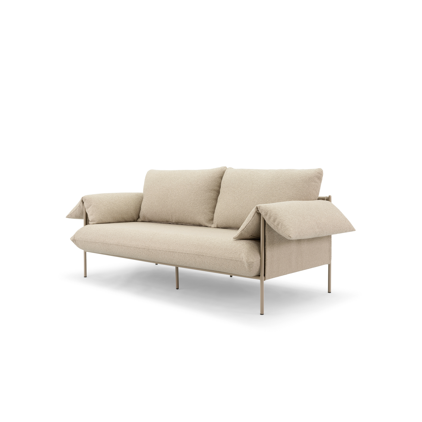 Alva Outdoor 2 Seat Sofa - [ Wategos Blonde ]