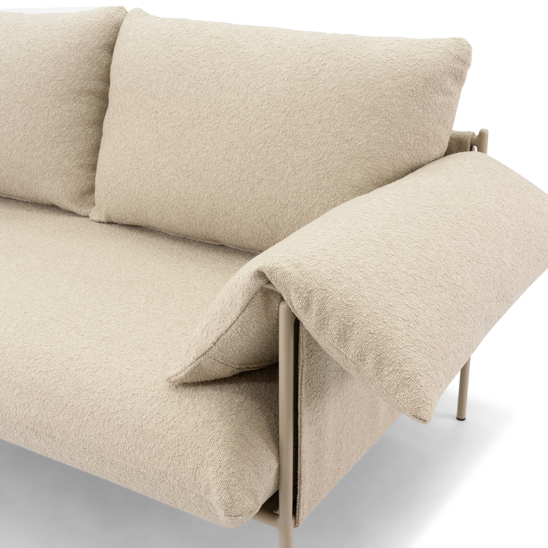 Alva Outdoor 2 Seat Sofa - [ Wategos Blonde ]