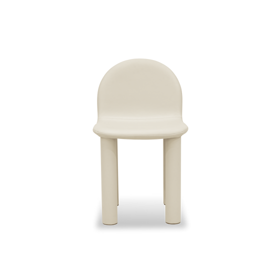 Arch Leather Dining Chair - [ Simpson Cream ]