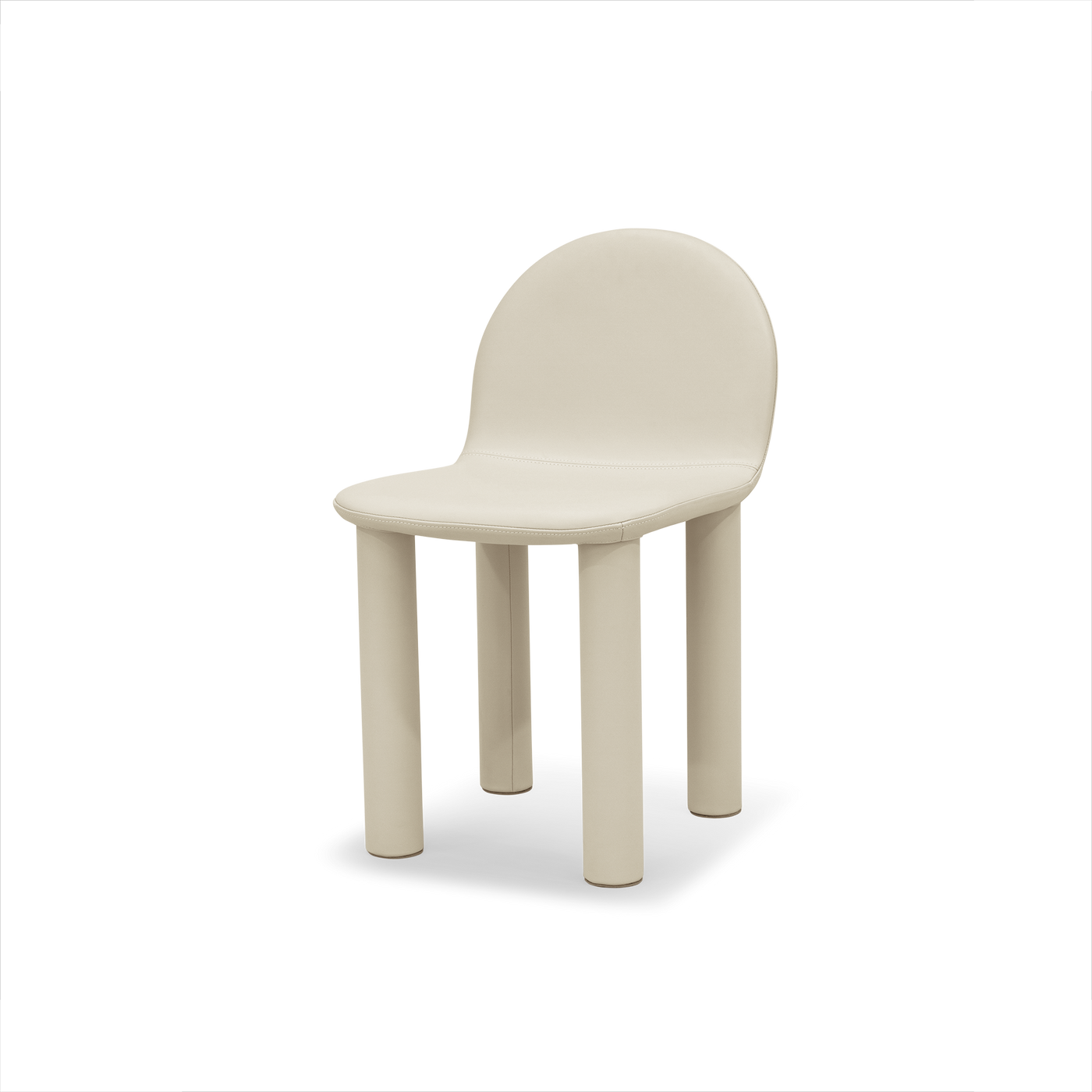 Arch Leather Dining Chair - [ Simpson Cream ]