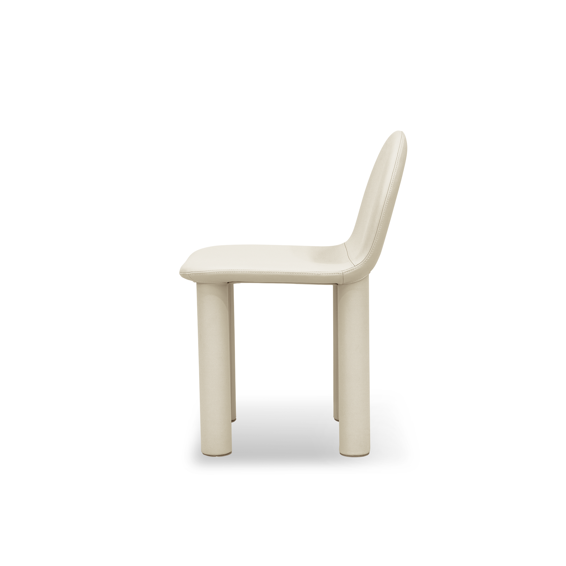 Arch Leather Dining Chair - [ Simpson Cream ]