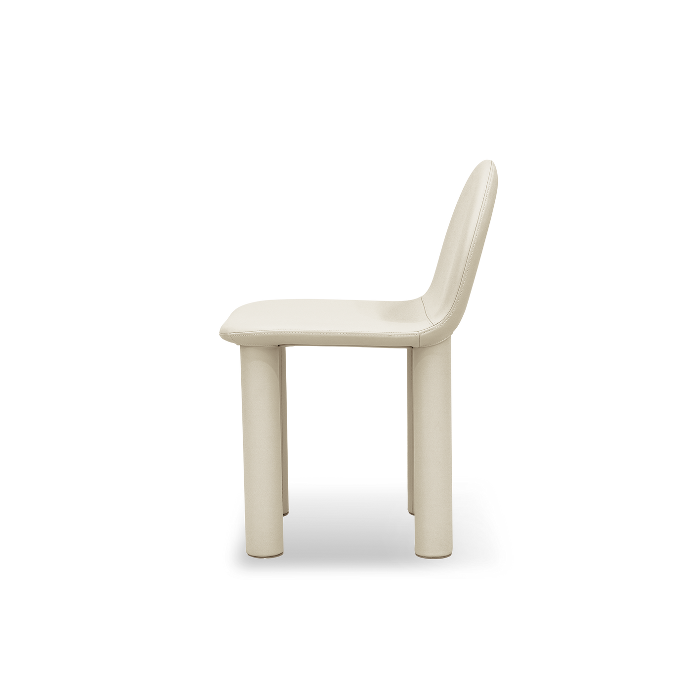 Arch Leather Dining Chair - [ Simpson Cream ]