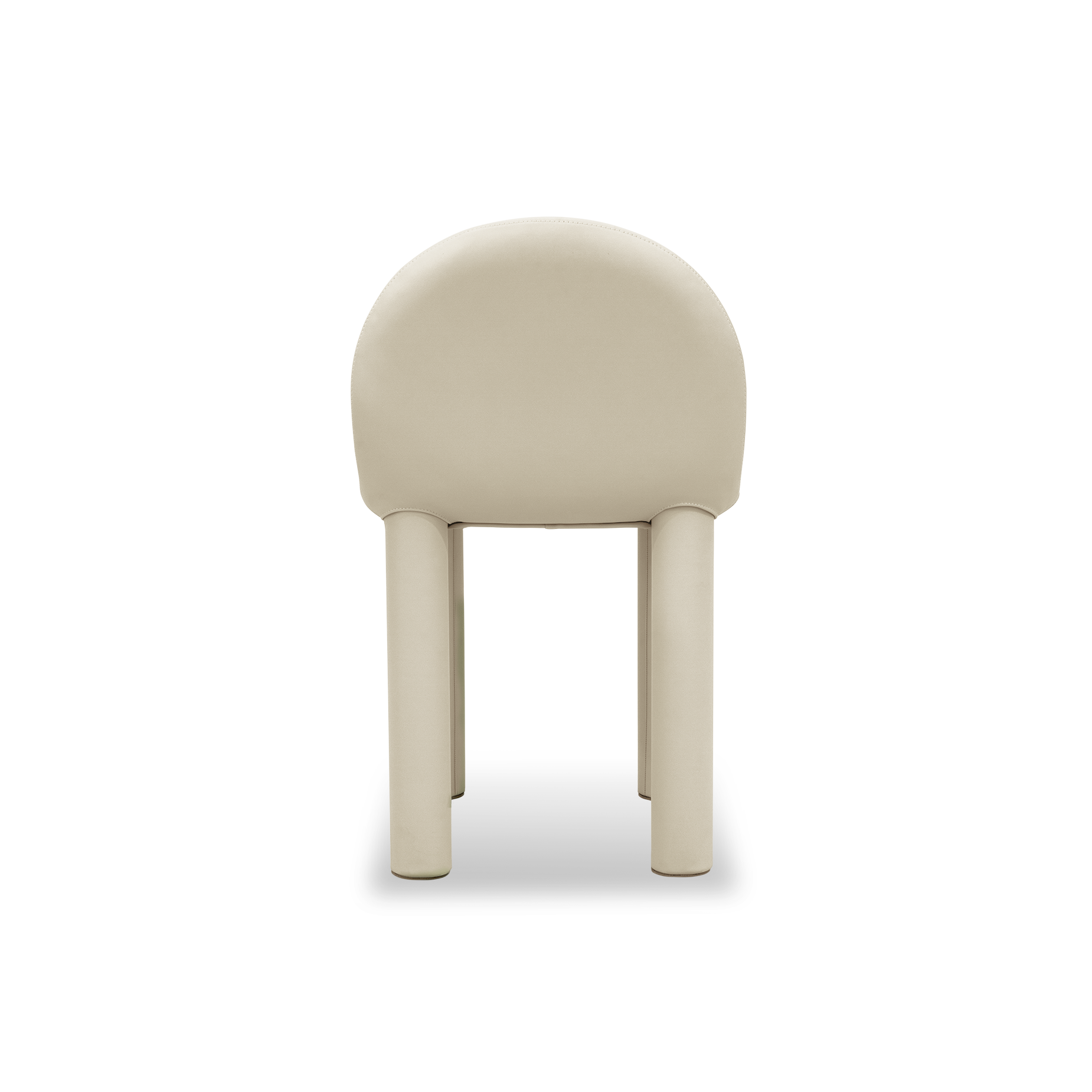 Arch Leather Dining Chair - [ Simpson Cream ]