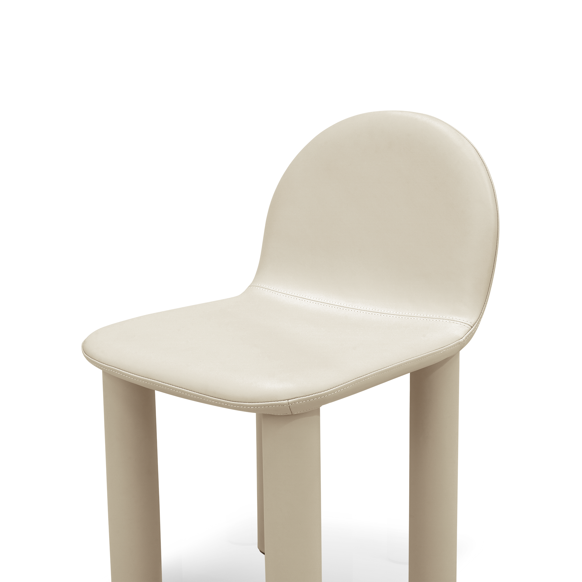 Arch Leather Dining Chair - [ Simpson Cream ]