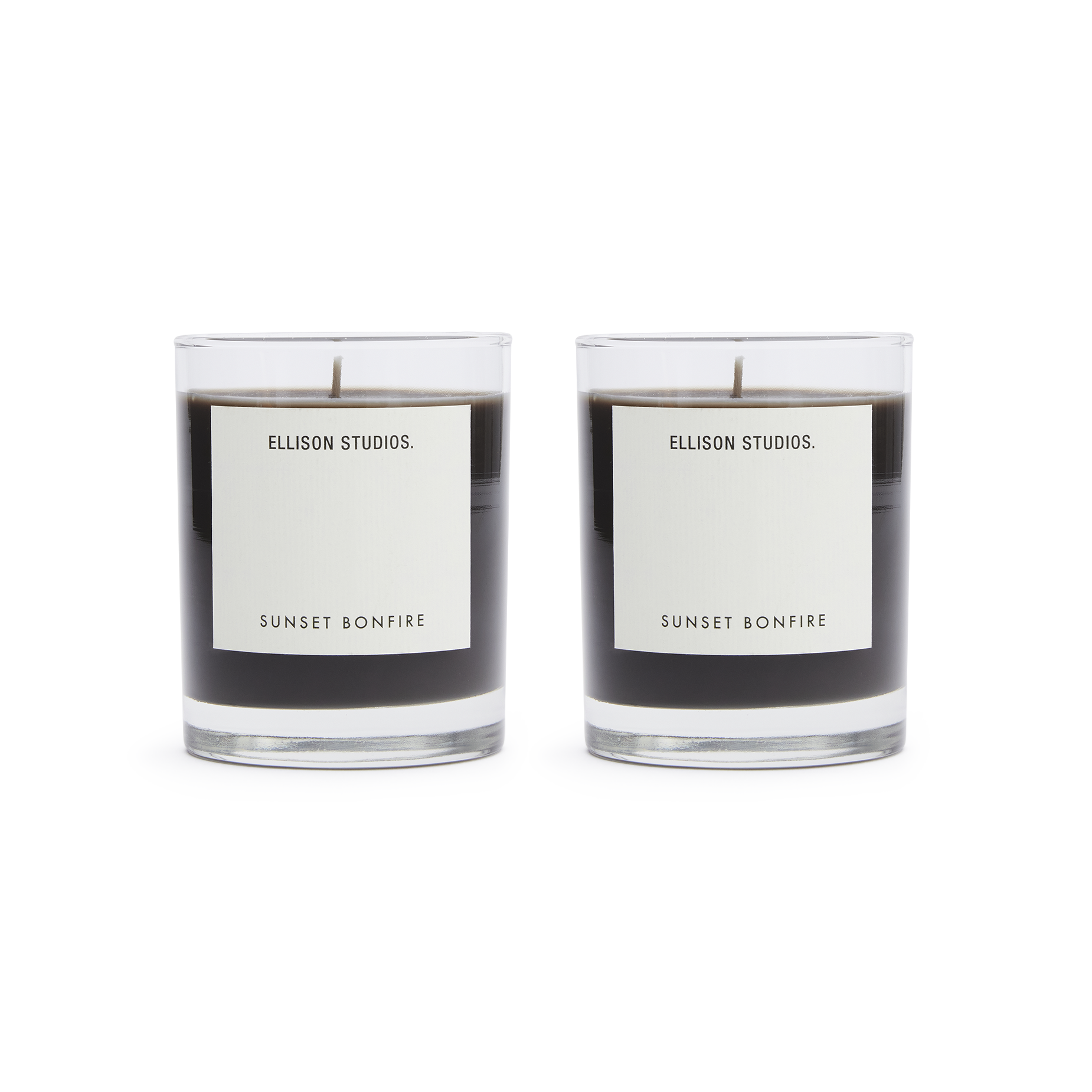 Scented Candle Set Of Two Sunset Bonfire