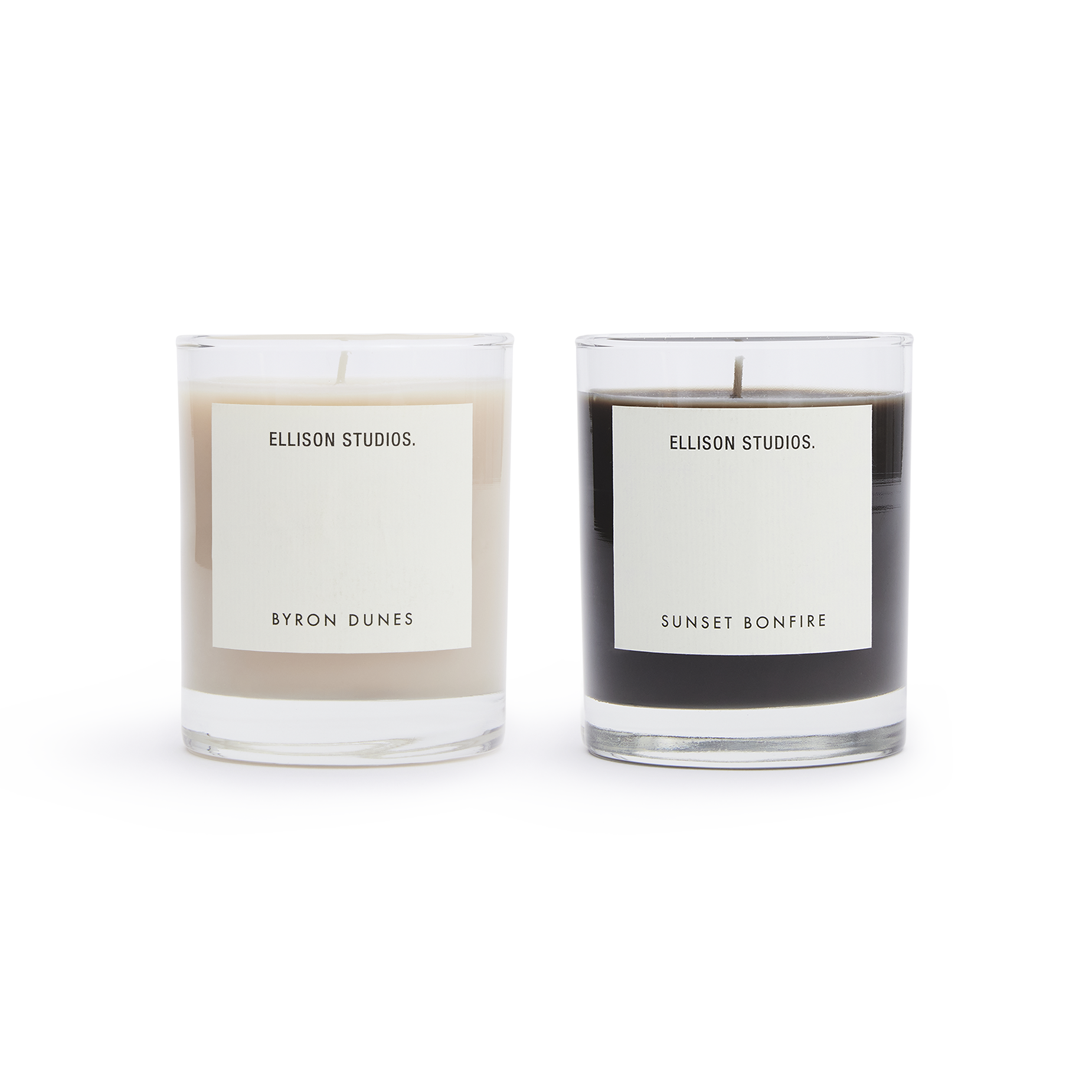 Scented Candle Set Of Two Byron Dunes & Sunset Bonfire