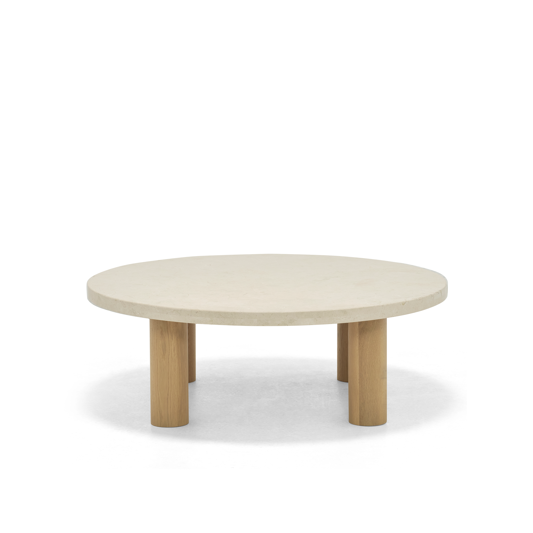 Chub Coffee Table - [ Cream Marble ]