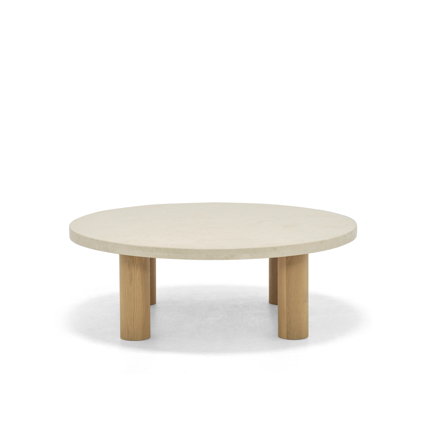 Chub Coffee Table - [ Cream Marble ]
