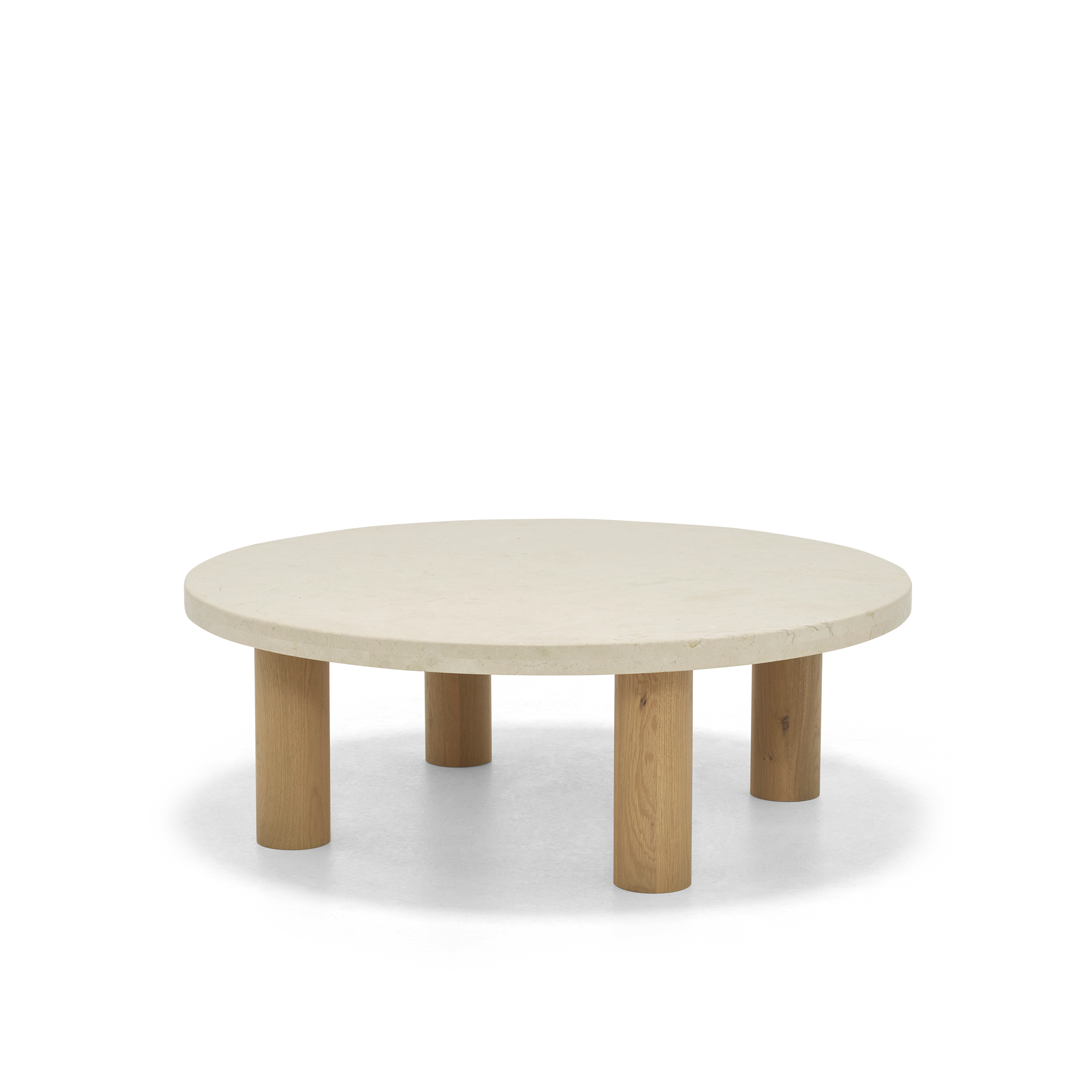 Chub Coffee Table - [ Cream Marble ]
