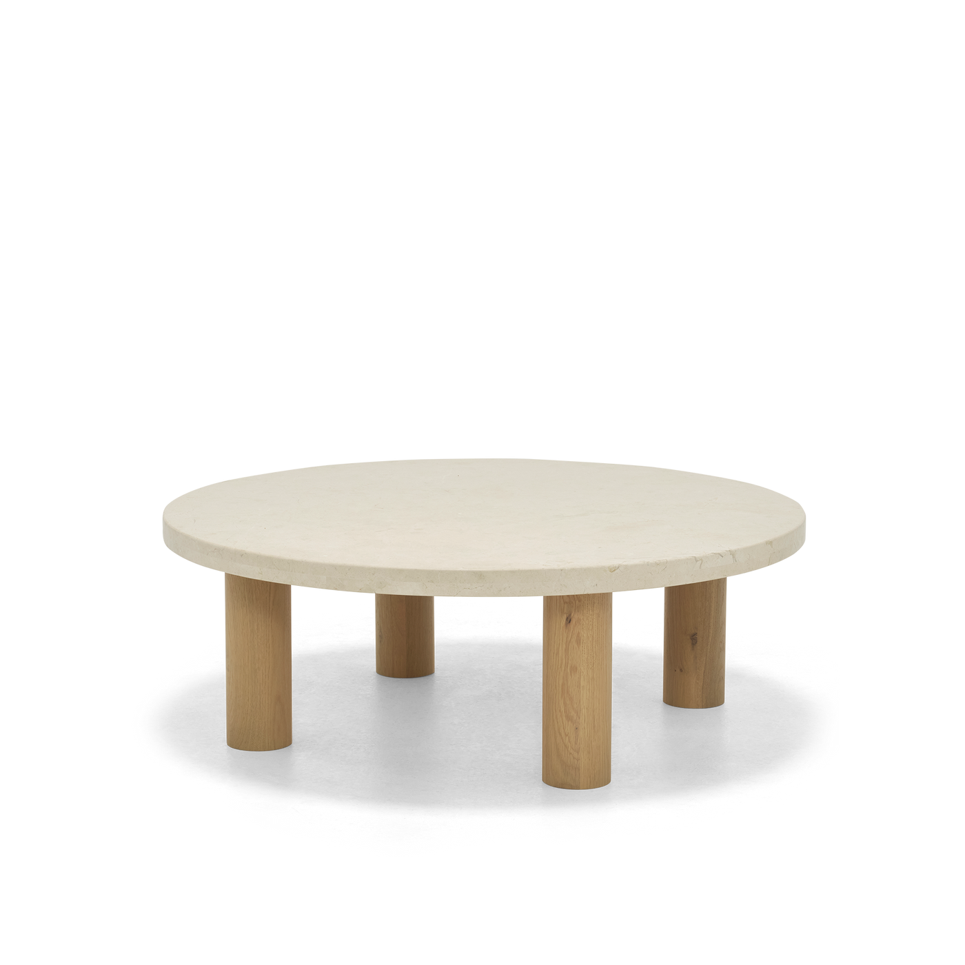 Chub Coffee Table - [ Cream Marble ]