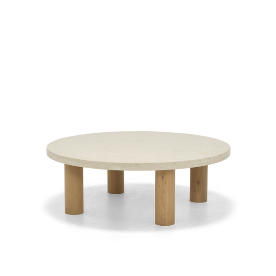 Chub Coffee Table - [ Cream Marble ]
