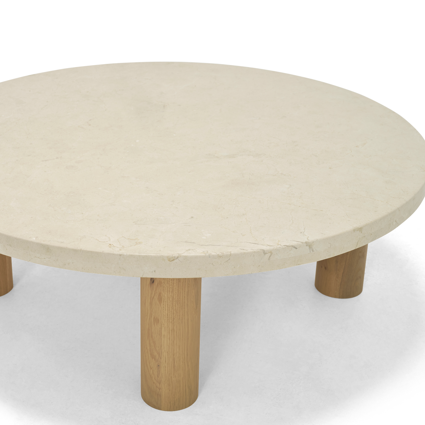 Chub Coffee Table - [ Cream Marble ]