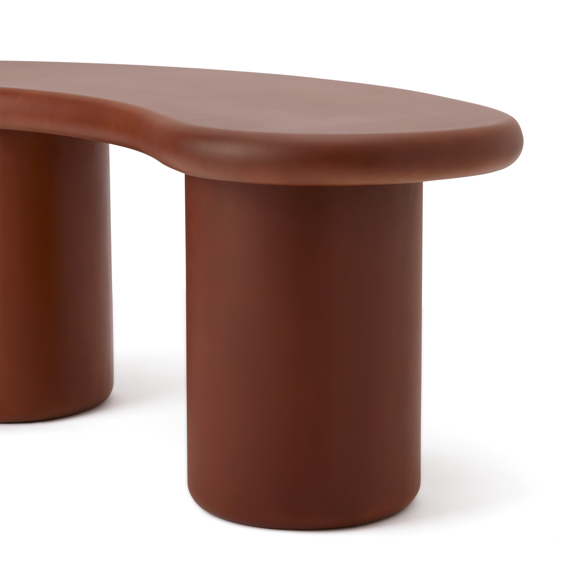 Earth Outdoor Bench - [ Concrete Rossa ]