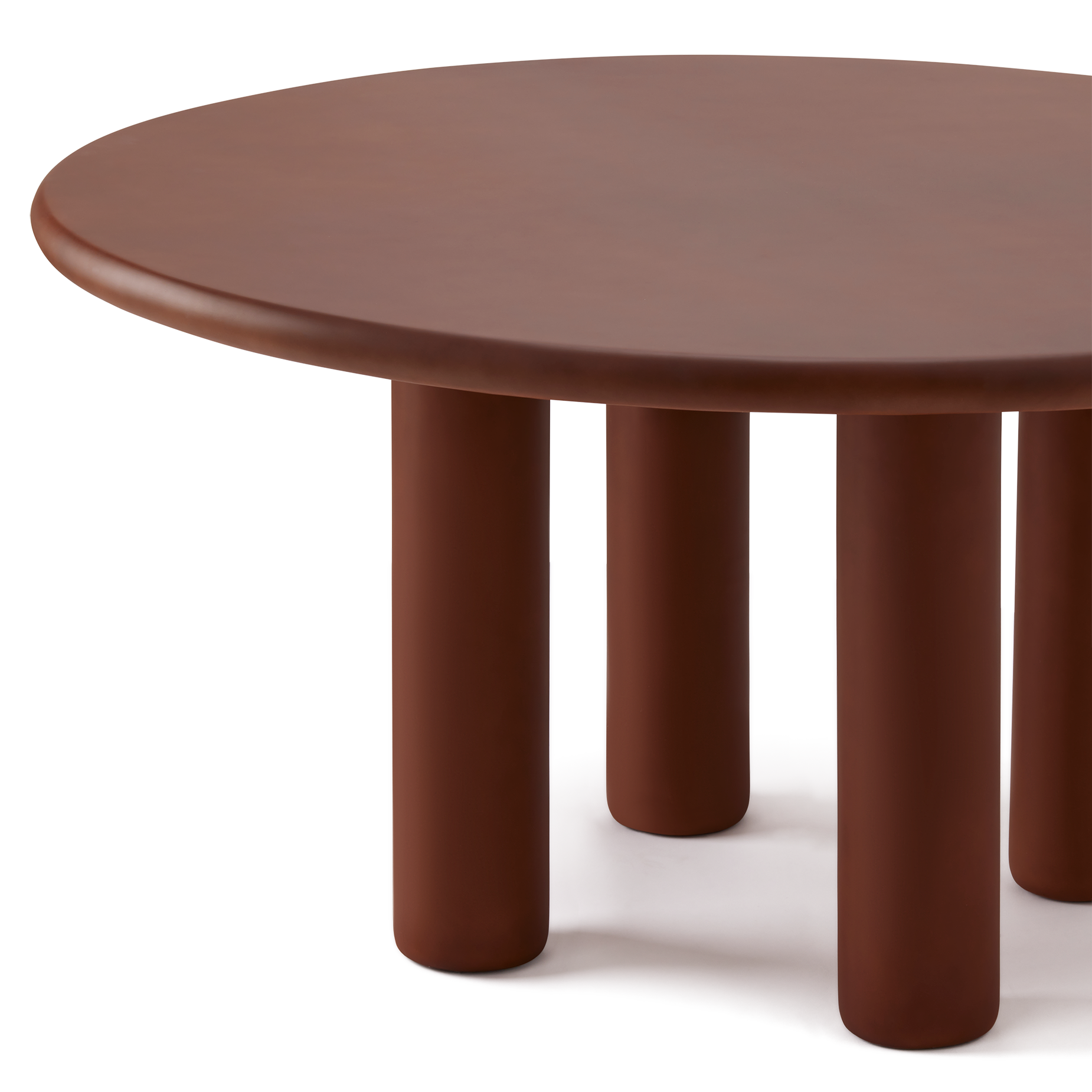 Earth Outdoor Dining Table - [ Concrete Rossa ]