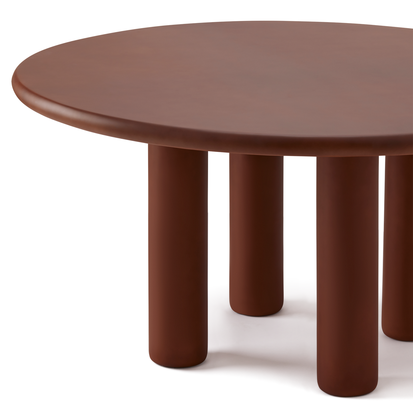 Earth Outdoor Dining Table - [ Concrete Rossa ]