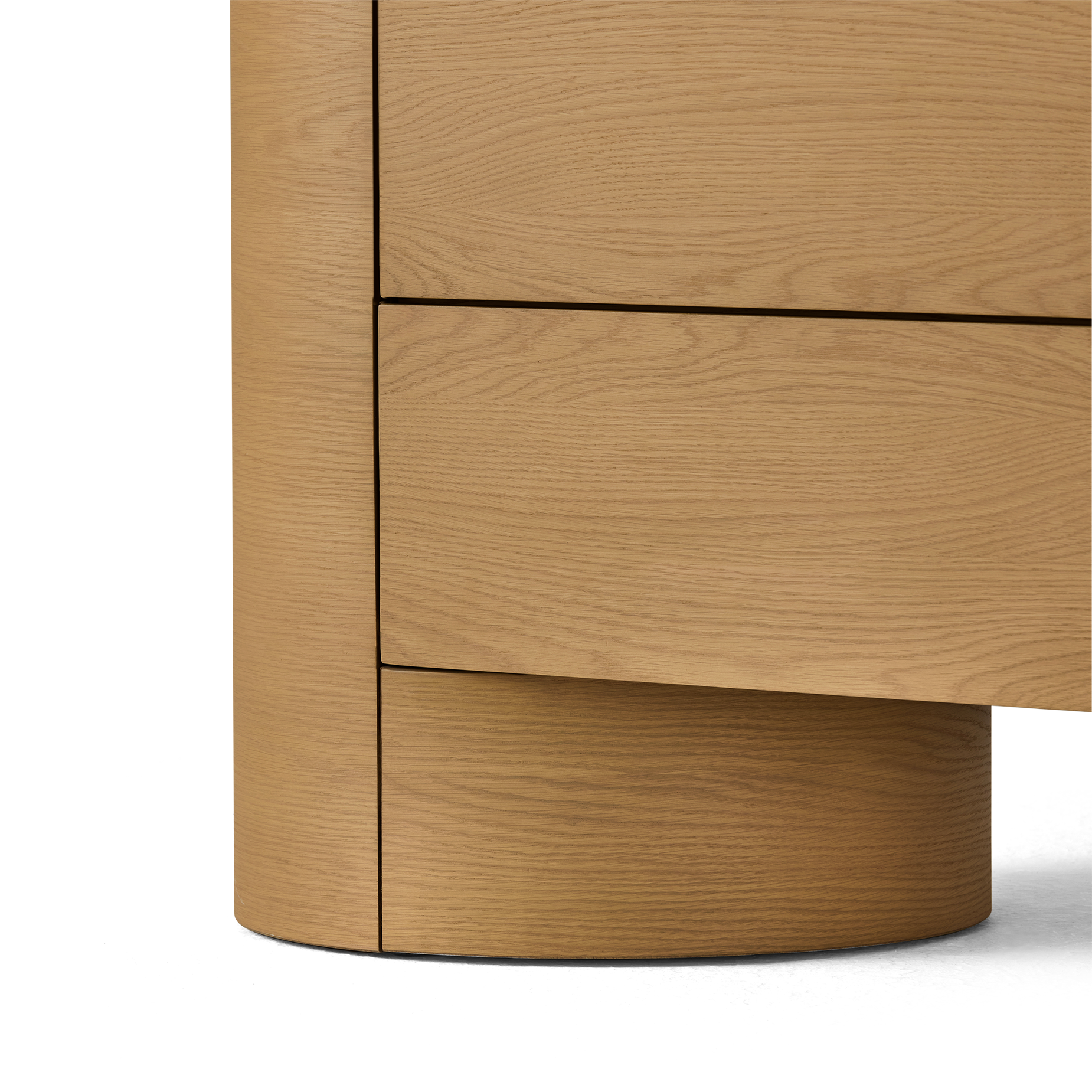 Fin 6 Drawer Dresser - [ Oak & Travertine ]