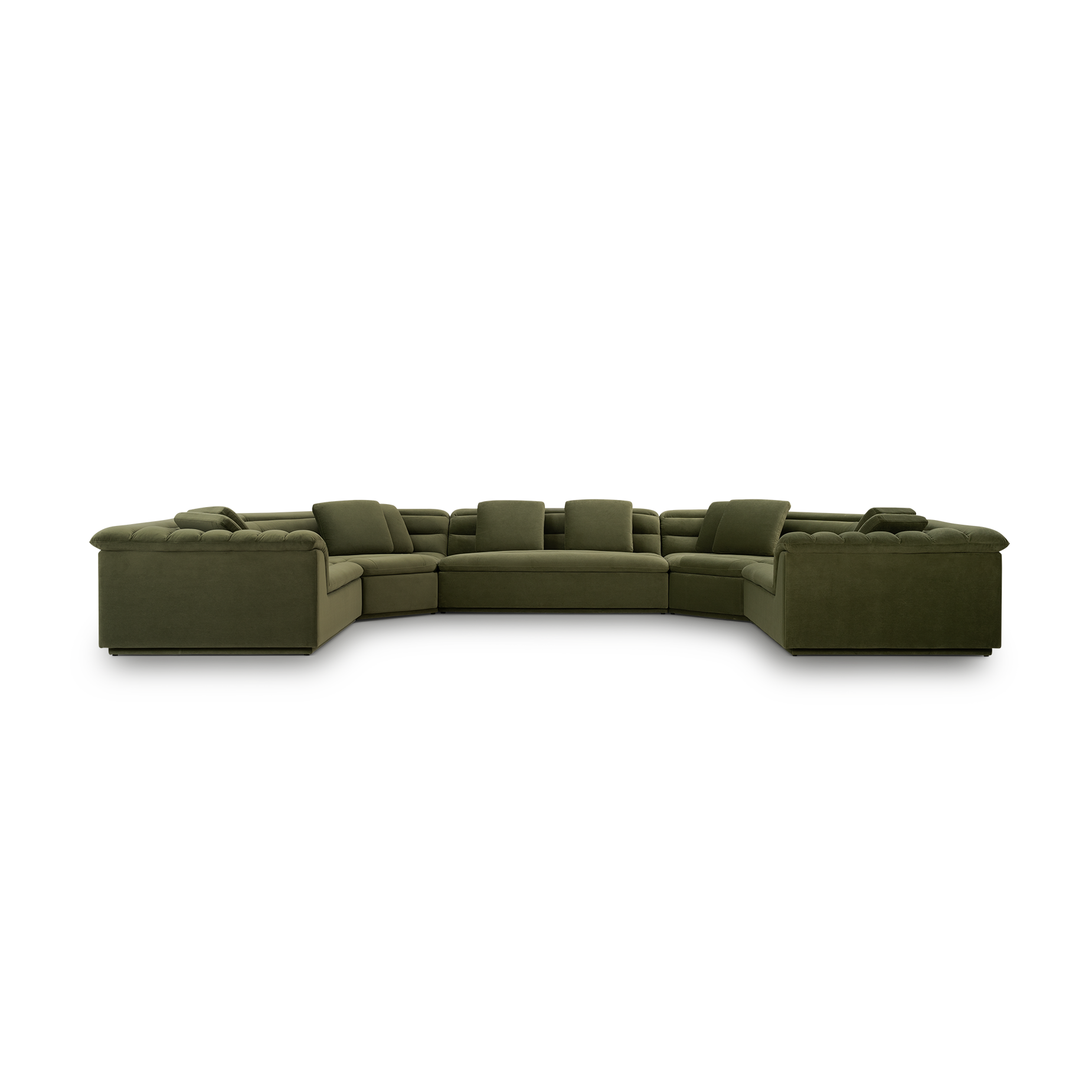 Float U Shape Modular Sofa - [ Malibu Matcha ]