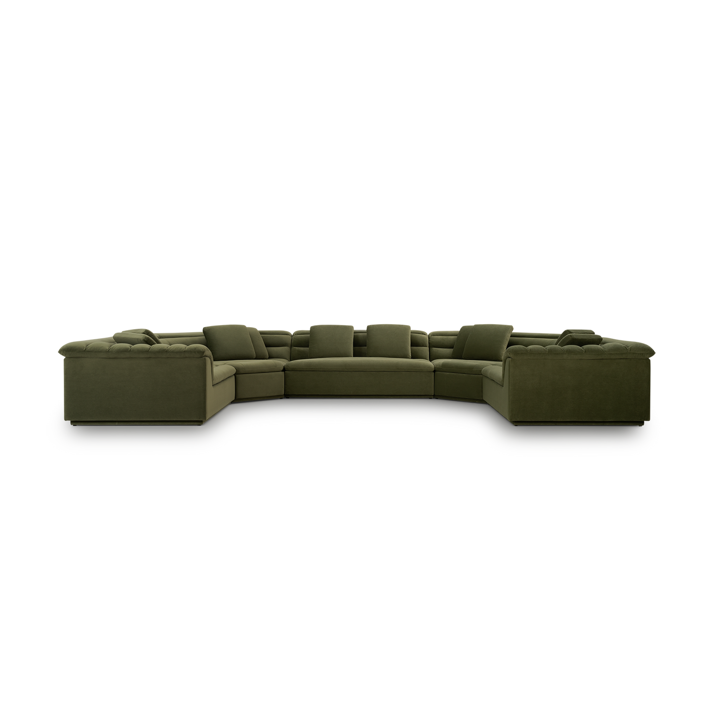 Float U Shape Modular Sofa - [ Malibu Matcha ]