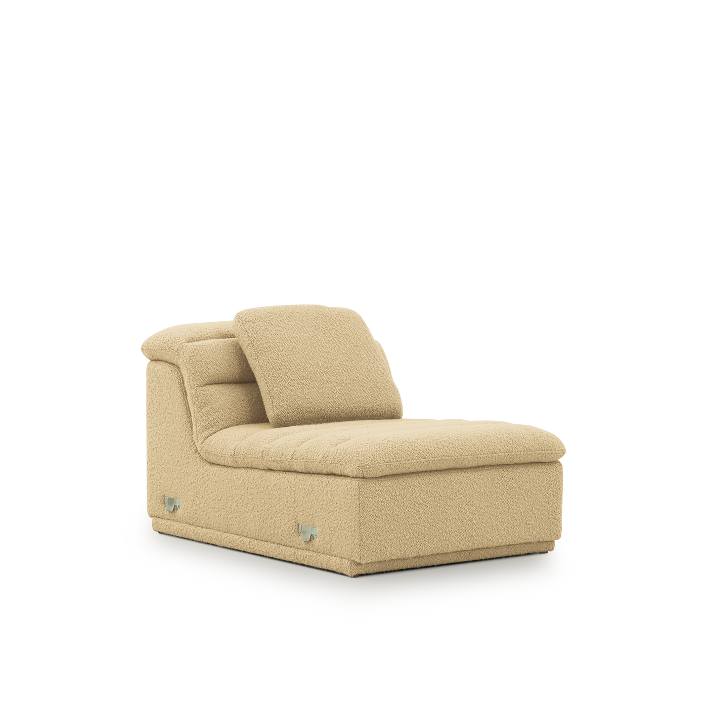 Float 1.5 Seat Armless Modular Piece - [ Airlie Camel ]