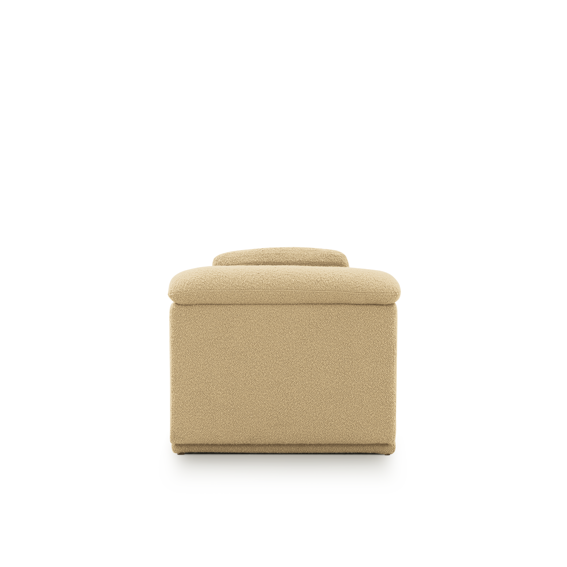 Float 1.5 Seat Armless Modular Piece - [ Airlie Camel ]