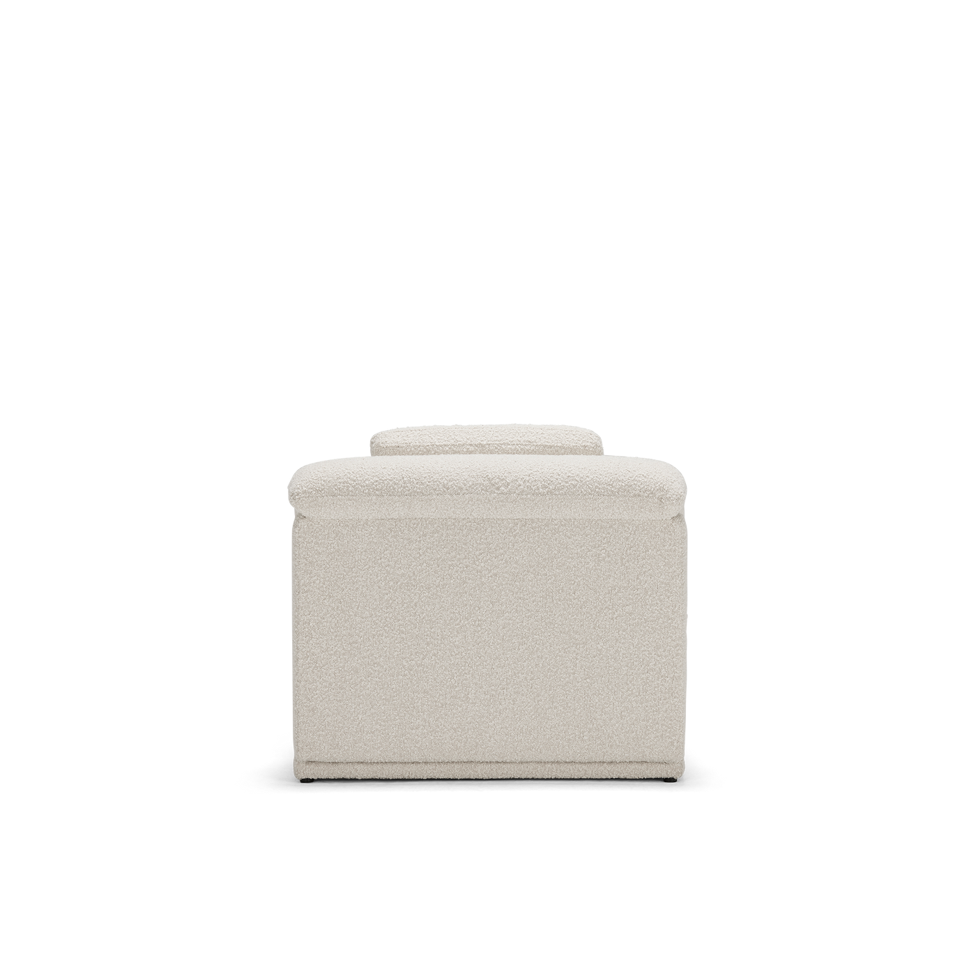 Float 1.5 Seat Armless Modular Piece - [ Bronte La Creme ]