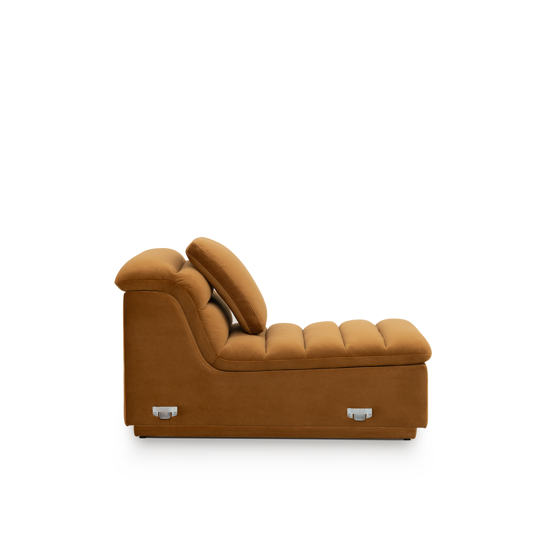 Float 1.5 Seat Armless Modular Piece - [ Malibu Cognac ]