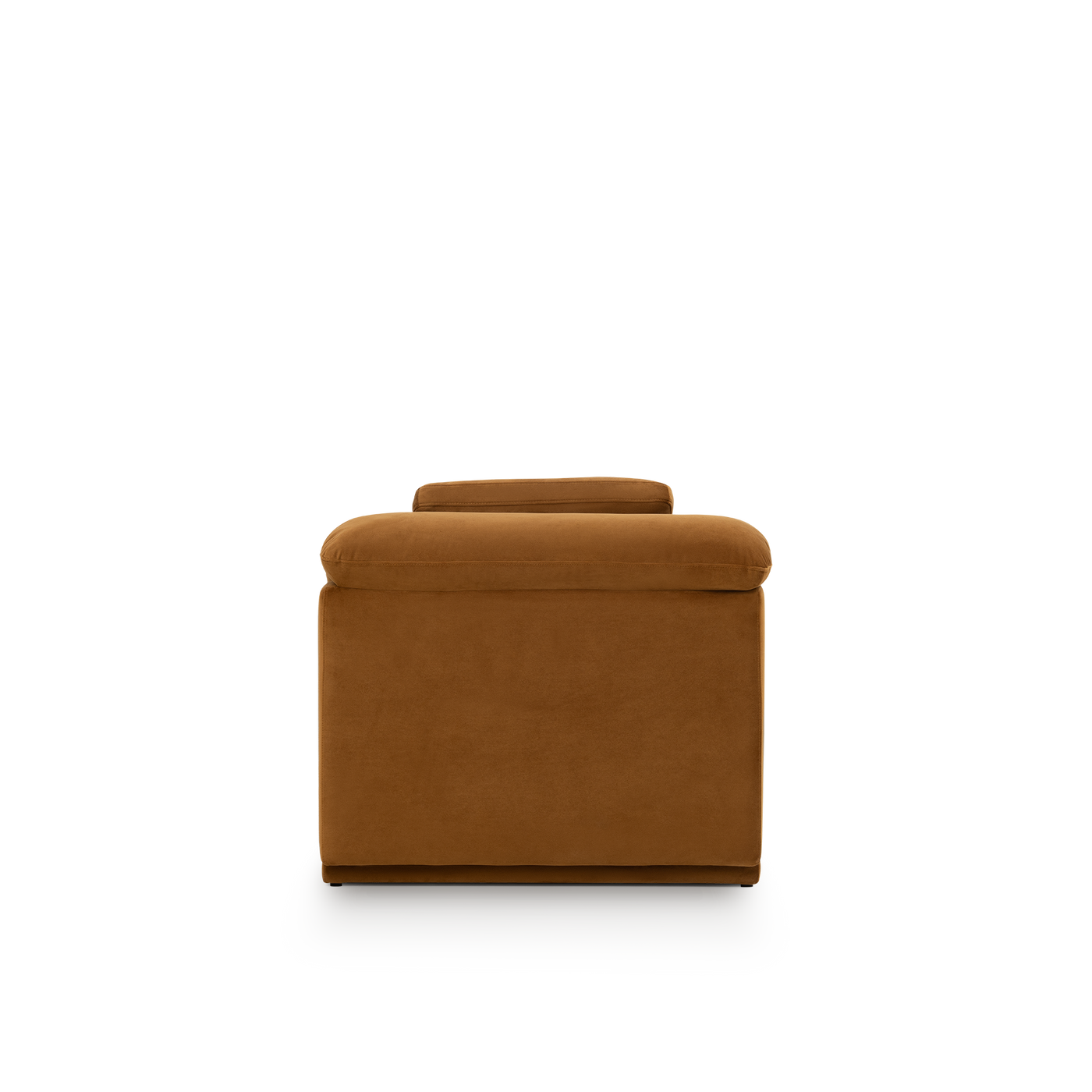 Float 1.5 Seat Armless Modular Piece - [ Malibu Cognac ]