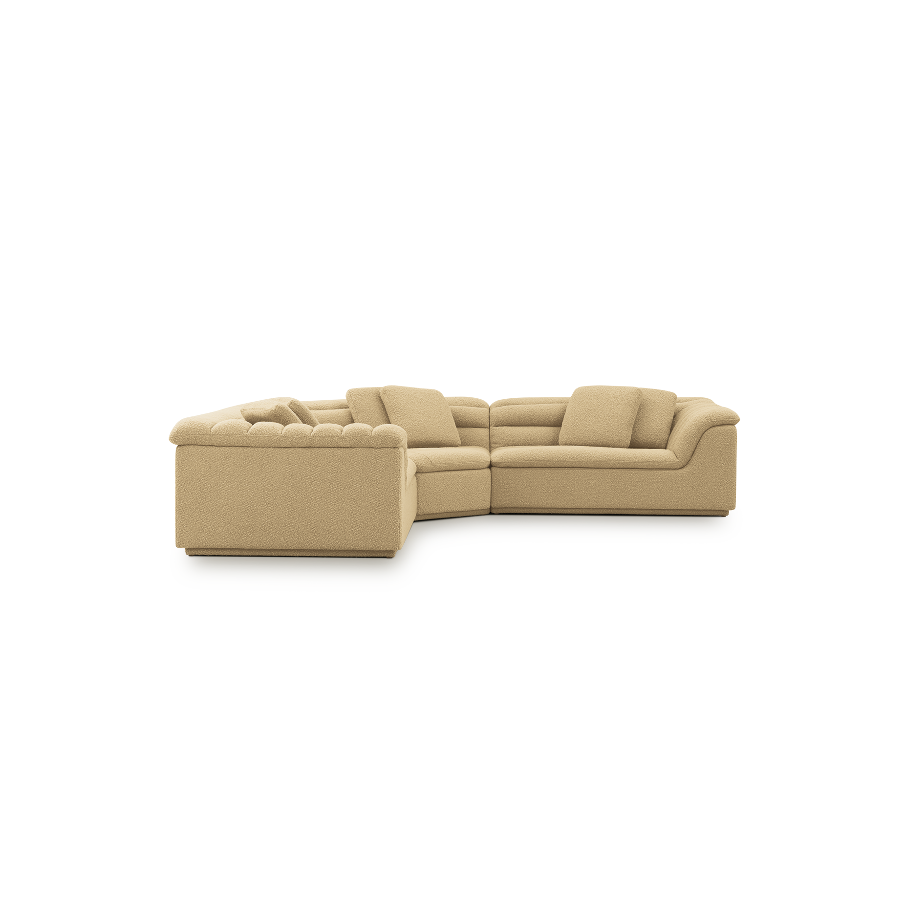Float 3 Piece Modular Sofa - [ Airlie Camel ]