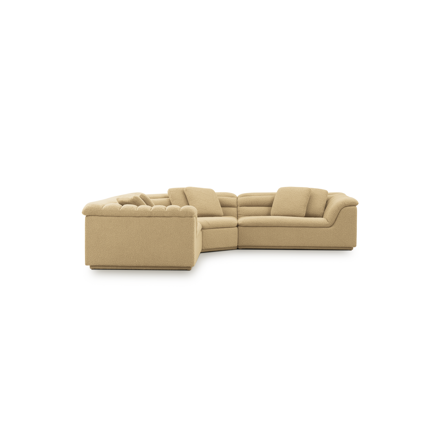 Float 3 Piece Modular Sofa - [ Airlie Camel ]