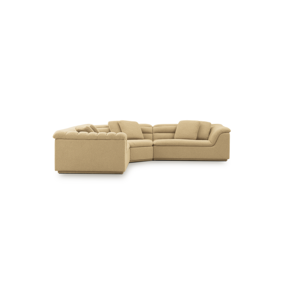 Float 3 Piece Modular Sofa - [ Airlie Camel ]