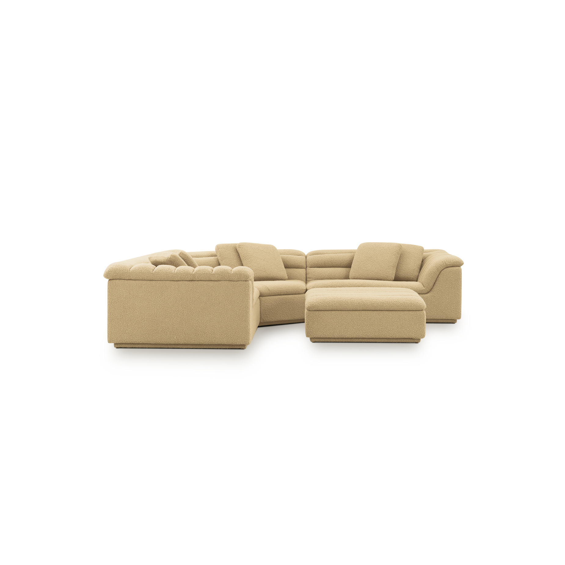 Float 3 Piece Modular Sofa - [ Airlie Camel ]
