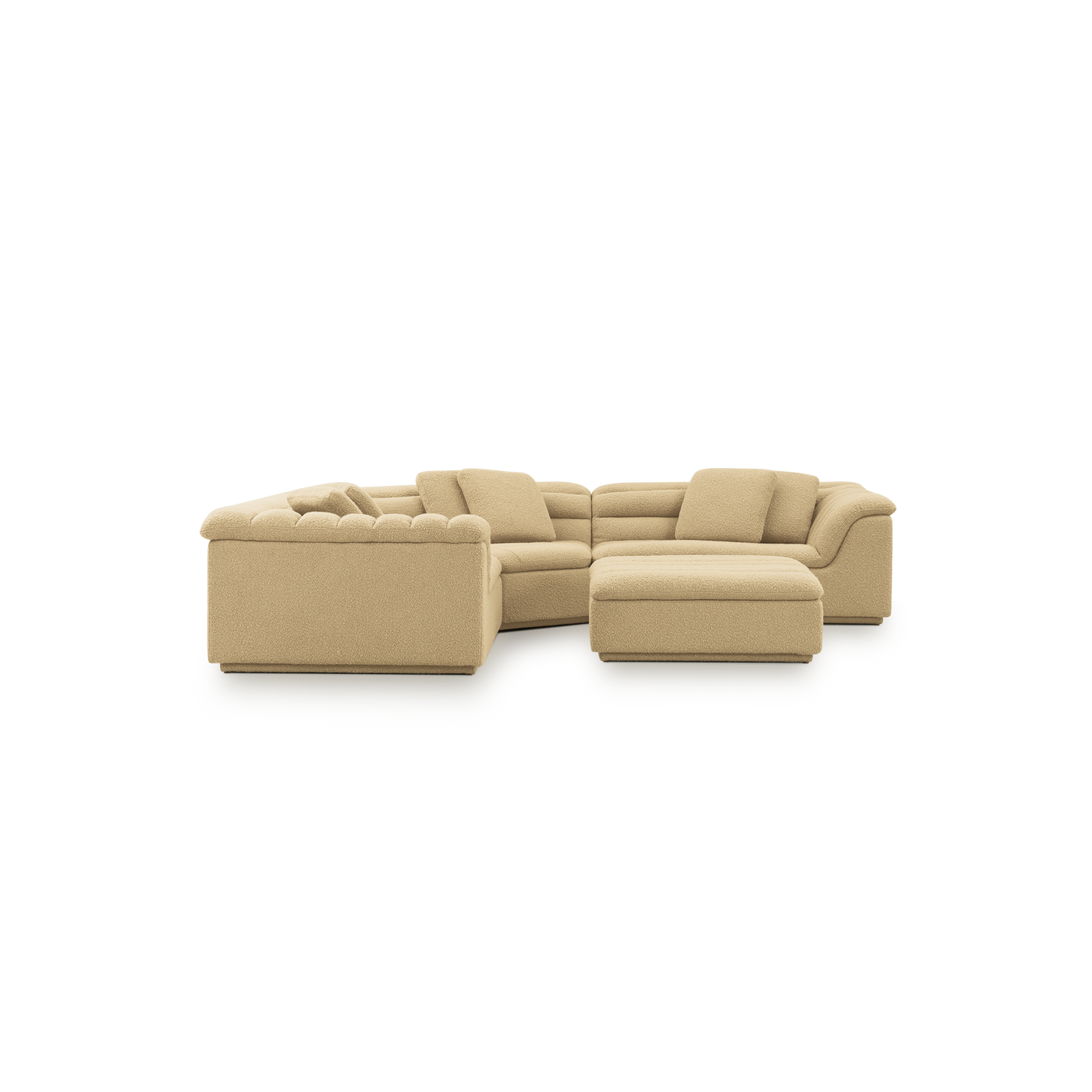 Float 3 Piece Modular Sofa - [ Airlie Camel ]