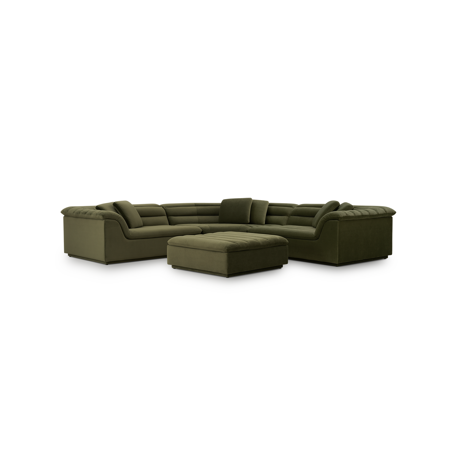 Float 3 Piece Modular Sofa - [ Malibu Matcha ]