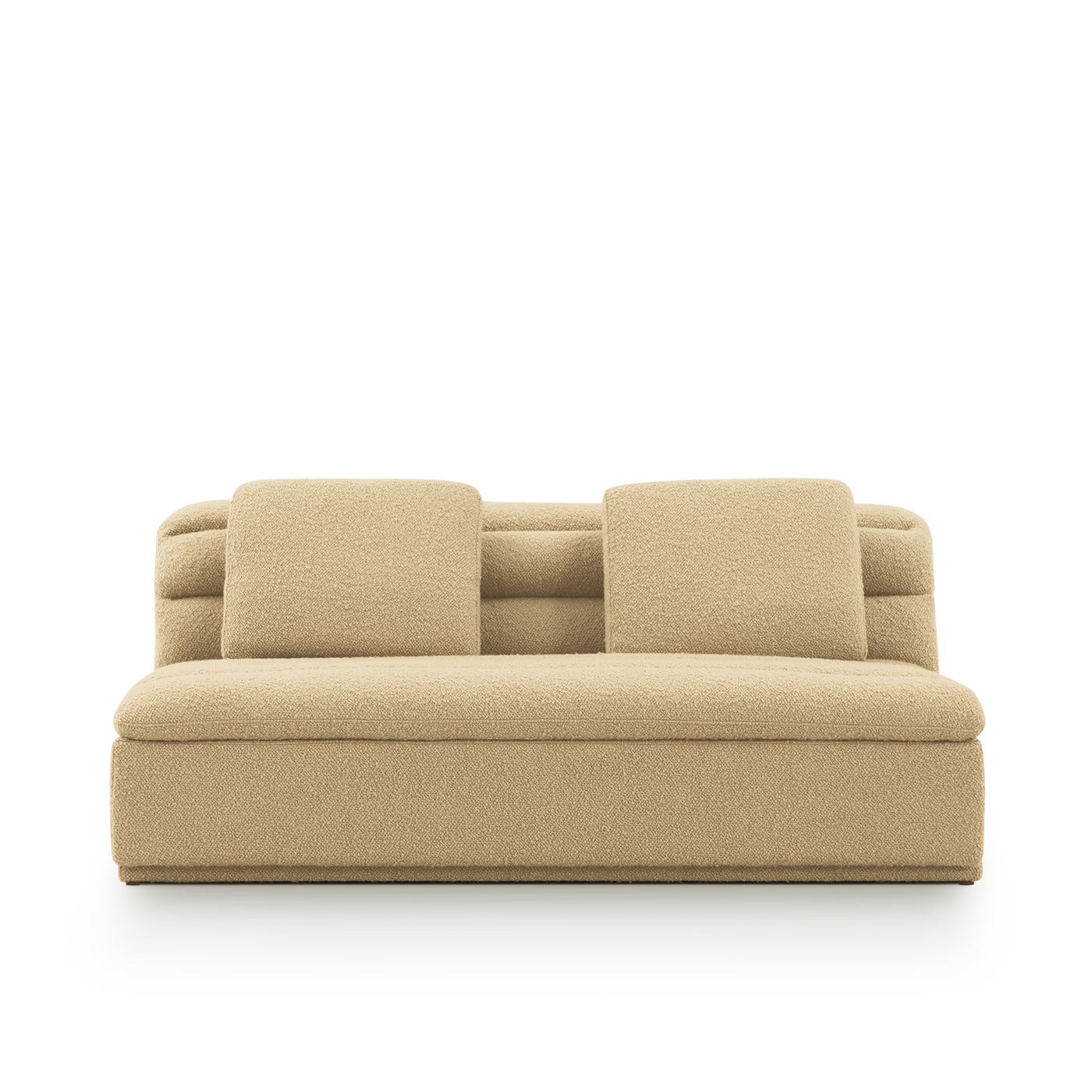 Float 3 Seat Armless Modular Piece - [ Airlie Camel ]