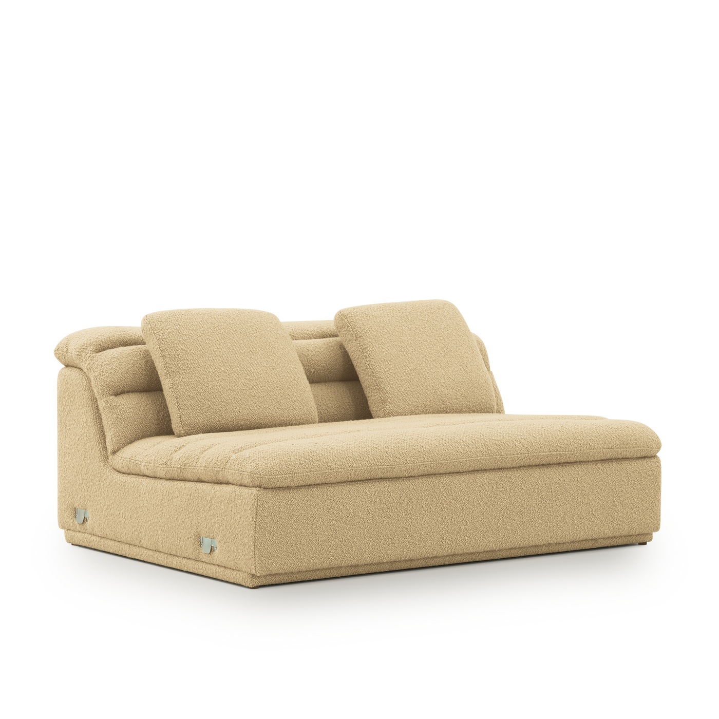 Float 3 Seat Armless Modular Piece - [ Airlie Camel ]