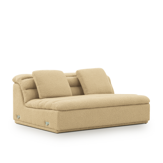 Float 3 Seat Armless Modular Piece - [ Airlie Camel ]